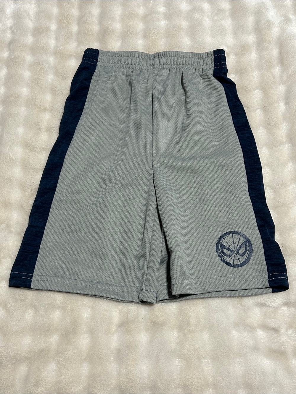 Marvel Grey Shorts with Navy Side Panels